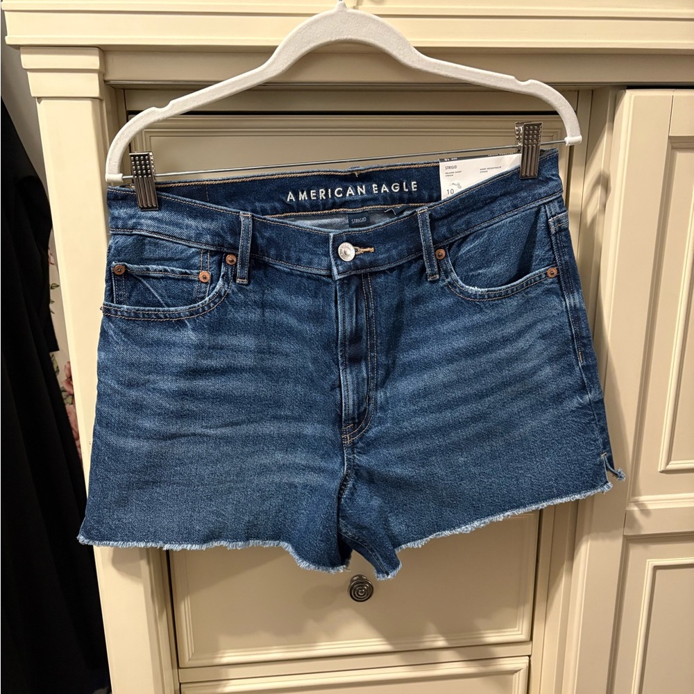 American Eagle Outfitters Dark Blue Jean Shorts